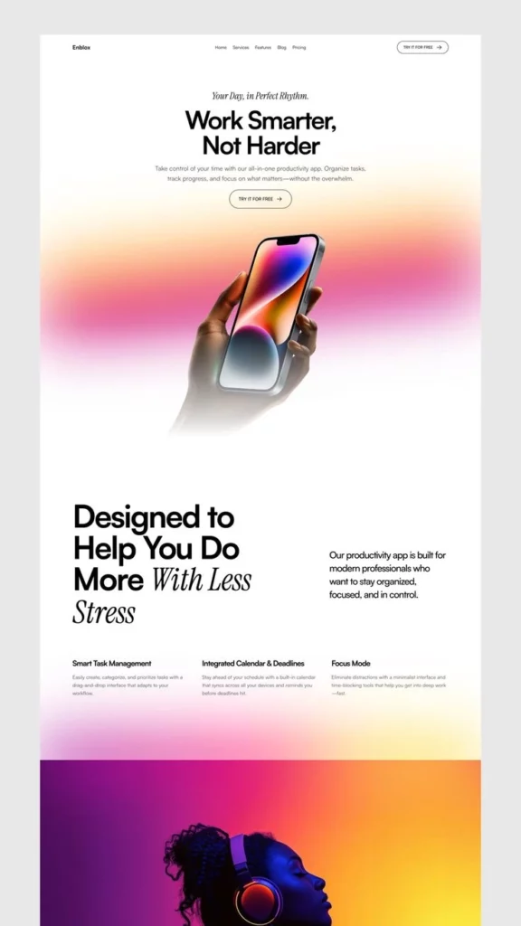 Strony internetowe Landing page